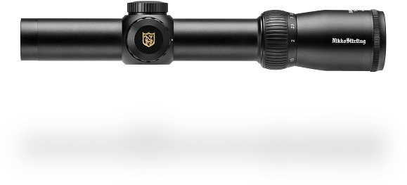 Nikko Ottica Diamond Hunting 30MM SFP 1-4×24 Saddle switch illuminated reticle No.4 Dot